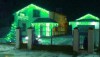 Светодиодная Бахрома (4,8м) Цвет зеленый. С флеш-диодами (без шнура питания) - Гельветика-Урал