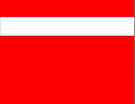 Пластик 1200*600*1,5мм, красный/белый, лазер. грав (ШЕНГВЕЙ 801) - Гельветика-Урал