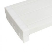 Профиль  "Квадро" 180мм белый - Гельветика-Урал