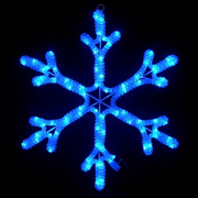 Снежинка LED 400*400мм синяя - Гельветика-Урал