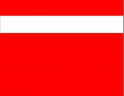 Пластик 1200*600*1,5мм, красный/белый, лазер. грав (ШЕНГВЕЙ 801) - Гельветика-Урал