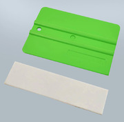 Ракель мягкий зеленый с микрофиброй - Гельветика-Урал