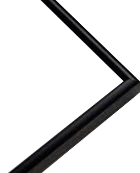 Багетный профиль черный матовый [01000] - Гельветика-Урал