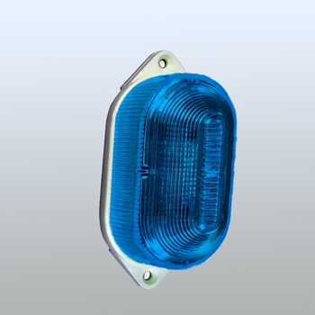 Строб LED, синий,21светод. (мигание),220V,3W - Гельветика-Урал