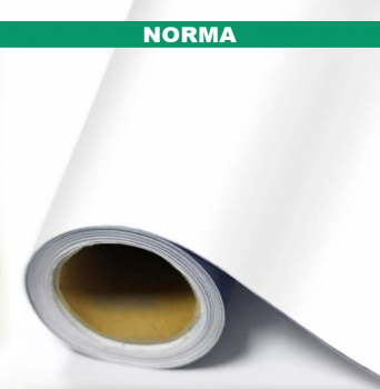 Пленка для печати Norma 100mc (Китай) белая мат. Ширина 1,37м - Гельветика-Урал