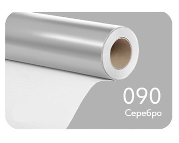 Plo Plo 090M 1.22*50м серебряная, матовая - Гельветика-Урал