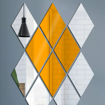 Оргстекло Policam 2440*1220*0,8мм зерк. золото с клеем - Гельветика-Урал